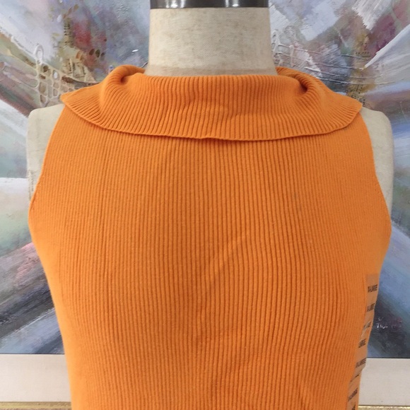 Pierre Cardin Slouch Neck Stretch Ribbed Knit Top - Picture 5 of 12